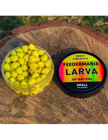 Wafters Feedermania Larva Air Two Tone S, Sweet Pineapple, 8mm