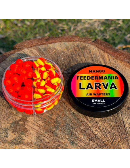 Wafters Feedermania Larva Air Two Tone S, Mango, 8mm Wafters Feedermania Larva Air Two Tone S, Mango, 8mm