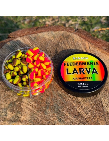 Wafters Feedermania Larva Air Two Tone S, Banane, 8mm