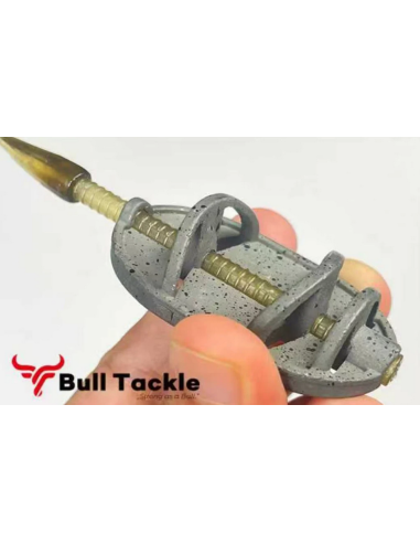 Momitor Method Feeder Bull Tackle In-line Dura Flat, Large