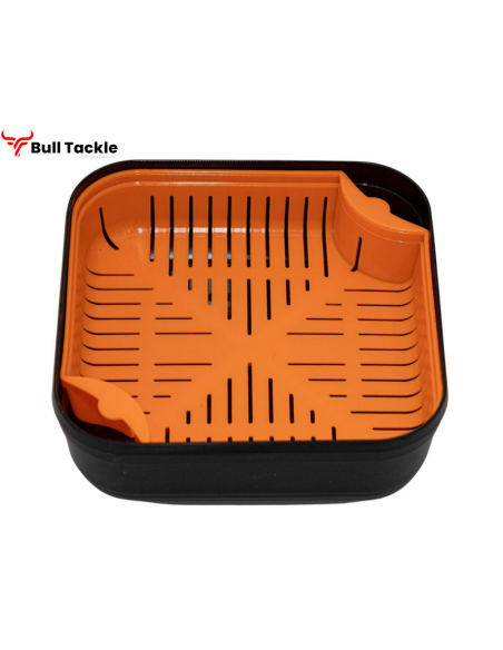 Cutie Momeala Bull Tackle Cu Capac Si Sita, 1.3L Cutie Momeala Bull Tackle Cu Capac Si Sita, 1.3L
