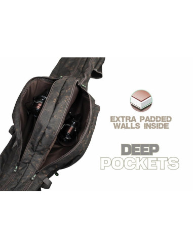 Husa lansete ZFish Carp Holdall 2 Rods Z-CORE Elite 12ft, 2 compartimente, 195cm