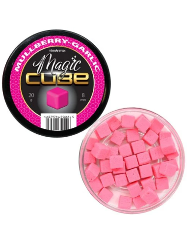Wafters Timar Pro Method Magic Cube, Pink Mulberry Usturoi, 8mm, 20g