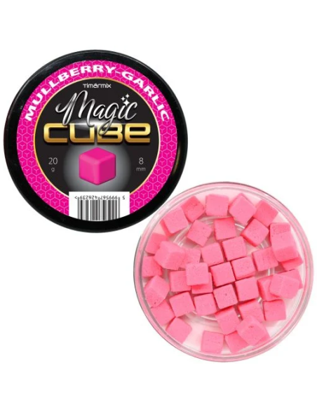 Wafters Timar Pro Method Magic Cube, Pink Mulberry Usturoi, 8mm, 20g Wafters Timar Pro Method Magic Cube, Pink Mulberry Usturoi, 8mm, 20g
