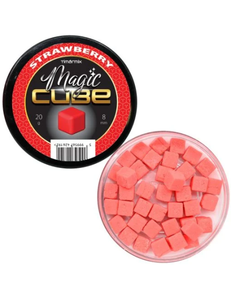 Wafters Timar Pro Method Magic Cube, Red Capsuna, 8mm, 20g Wafters Timar Pro Method Magic Cube, Red Capsuna, 8mm, 20g