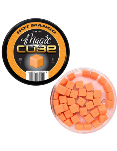 Wafters Timar Pro Method Magic Cube, Orange Hot Mango, 8mm, 20g