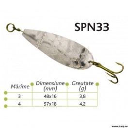 Lingurite oscilante Spn 33 Baracuda 4.2g