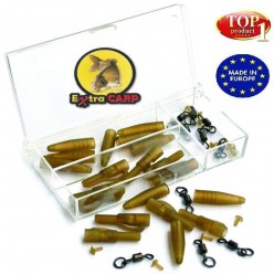 EXTRA CARP LEAD CLIP & SWIVEL RING SET