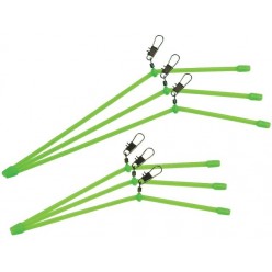 Set 3 bucati anti-tangle Baracuda rigid 16cm