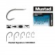 Carlig nichel negru,forjat,1 spin, 10 buc. plic MUSTAD