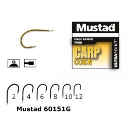 Carlige Aurii Mustad Carp Corn M.60151G 10 buc/plic
