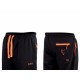 Black & Orange Lightweight Joggers