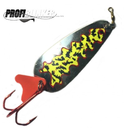 Lingura oscilanta Profi-Blinker culoare Firetiger/Yellow 13g