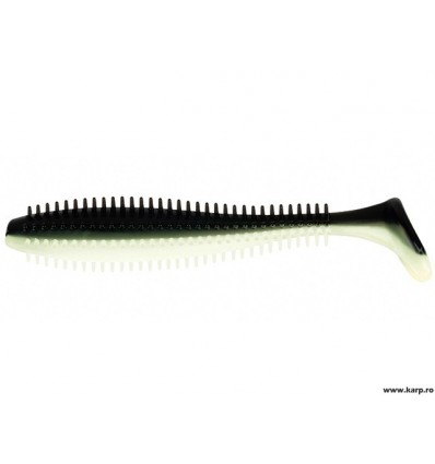 Fox Rage Spikey Shad 6cm ,Black n White