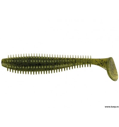 Fox Rage Spikey Shad 12cm, Green Pumpkin