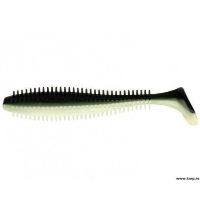 Fox Spikey Shad Black N White 9cm