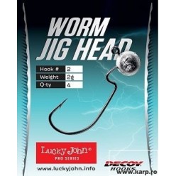 LUCKY JOHN WORM JIG HEAD 2
