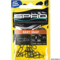 Agrafe Spro Fast Lock Matt Black