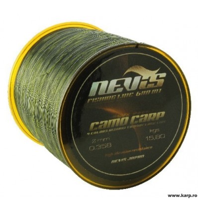 Monofilament Nevis Camo Carp 300m