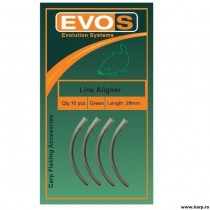 Line Aligner Evos Withy Pool 28mm Matte Green 10buc Line Aligner Evos Withy Pool 28mm Matte Green 10buc