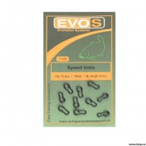 Agrafa Rapida Evos Plumb Black 10buc