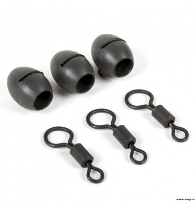 PB Products Downforce Naked Chod Bead and Big Eye Swivel 3buc/plic