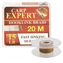 Fir Textil Carp Expert Fast Sinking Mud Brown 15lbs 20m