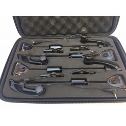 Set 4 Swingeri MKM3 Black Edition cu Iluminare si Penar Transport