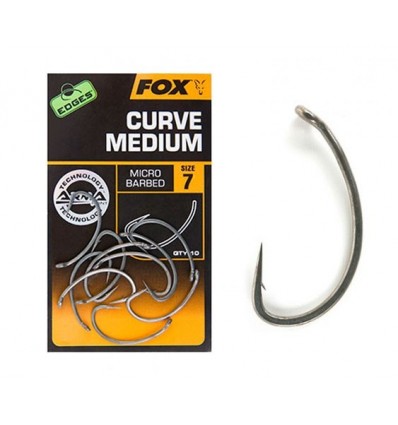 CARLIGE FOX EDGES ARMAPOINT CURVE SHANK MEDIUM 10buc/plic