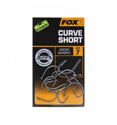 CARLIGE FOX EDGES ARMAPOINT CURVE SHANK SHORT 10buc/plic