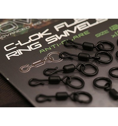 Vartej flexibil Gardner Covert C-Lok Flexi Ring Swivels