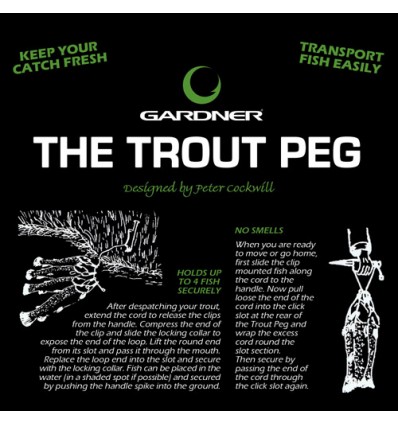 Gardner Trout Peg (set agrafe retinere)