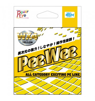 TAILWALK TEXTIL POWER EYE PEE WEE WX4 (YELLOW) 150 m