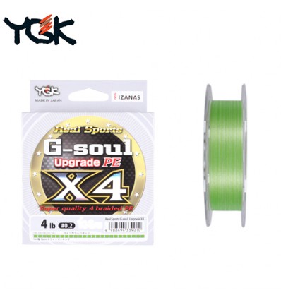 Fir YGK RS G-Soul Upgrade X4 150m verde fluo