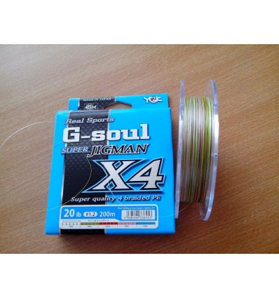 Fir YGK RS G-Soul Super Jigman X4 200m multicolor