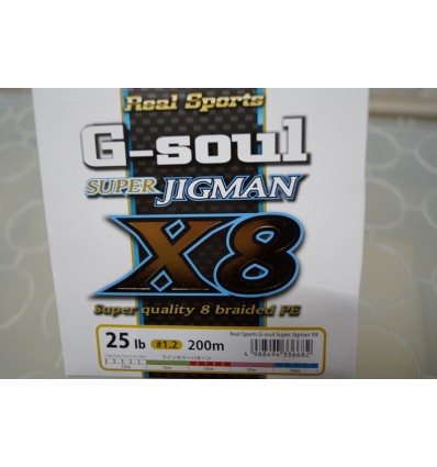 Fir YGK RS G-Soul Super Jigman X8 200m multicolor