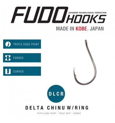 CARLIG FUDO DELTA CHINU W/RING black nickel
