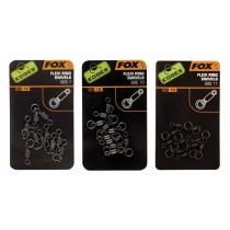 VARTEJ FOX EDGES FLEXI RING SWIVEL 10BUC/PLIC VARTEJ FOX EDGES FLEXI RING SWIVEL 10BUC/PLIC