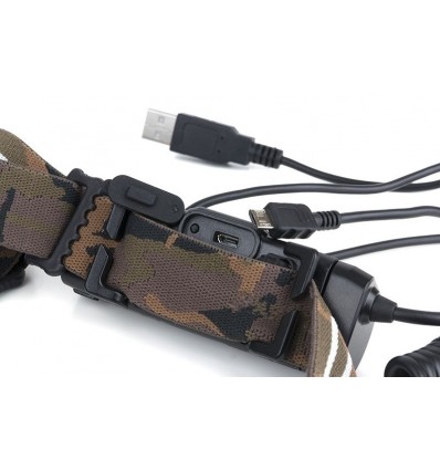 LANTERNA DE CAP FOX HALO® AL350C HEADTORCH + ACUMULATOR 350 LUMENI
