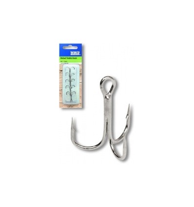 Ancora Zebco Topic Treble Hook Nickel