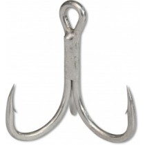 Ancora Black Cat Curved Point Treble Hook 5buc/pachet