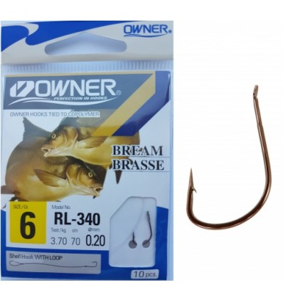 Carlige Legate Owner RL-340 53816 No.6 0.20mm