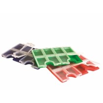 Cutii magnetice Preston Magnetic Hook Box 8 Comp (Red, Blue, Green)