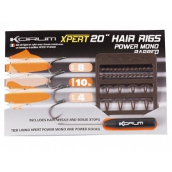 Monturi Korum Power Mono Hair Rig Barbed