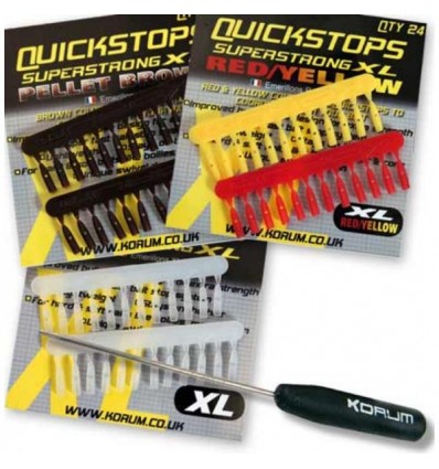 Opritoare Korum Quick Stops S / clear