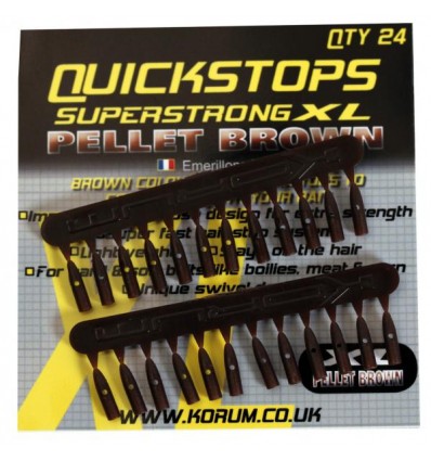 Opritoare Korum Quick Stops Standard Yellow-Brown