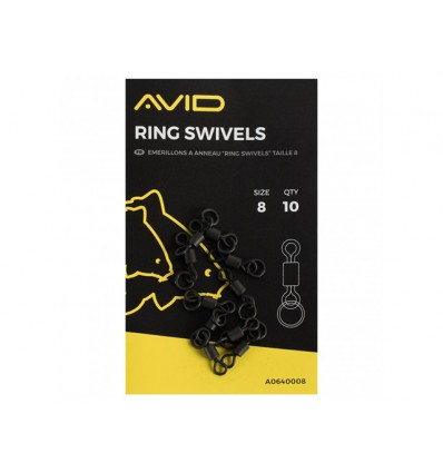 Vartejuri Avid Carp Ring Swivels Nr.8