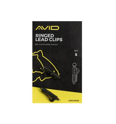 Clips plumb pierdut Avid Carp Ringed Lead Clips