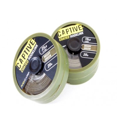 Fir Avid Captive Coated Hooklink 20m Green