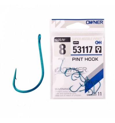 Carlig Owner Pint Hook 53117 Albastru